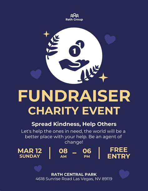 Fundraising fair for charity .